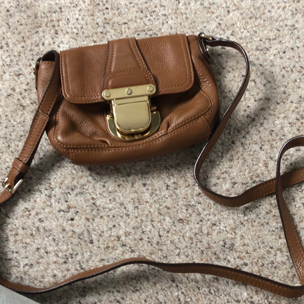 Michael kors brown side bag crossbody